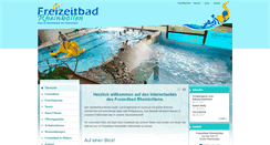 Desktop Screenshot of freizeitbad-rheinboellen.de