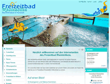 Tablet Screenshot of freizeitbad-rheinboellen.de